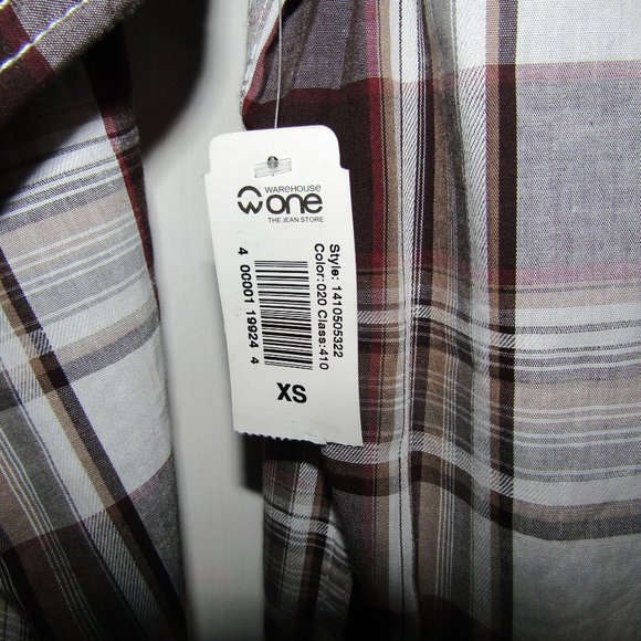 Men's Western Look Plaid Shirt - Picture 3 of 4